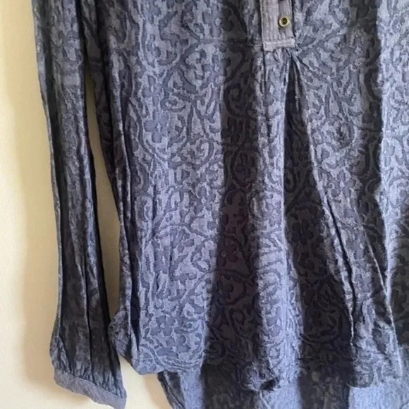 Lucky Brand Blue Lace Top - Picture 5 of 13